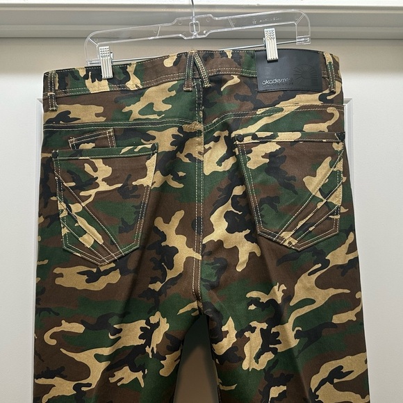 Men’s Akademiks Camo Baggy Jeans W40 x L32 – Vintage 00s Hip Hop Style EUC - Picture 2 of 8
